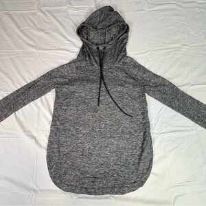 Athleta Charcoal Heather Hoodie small comfortable athletic wear